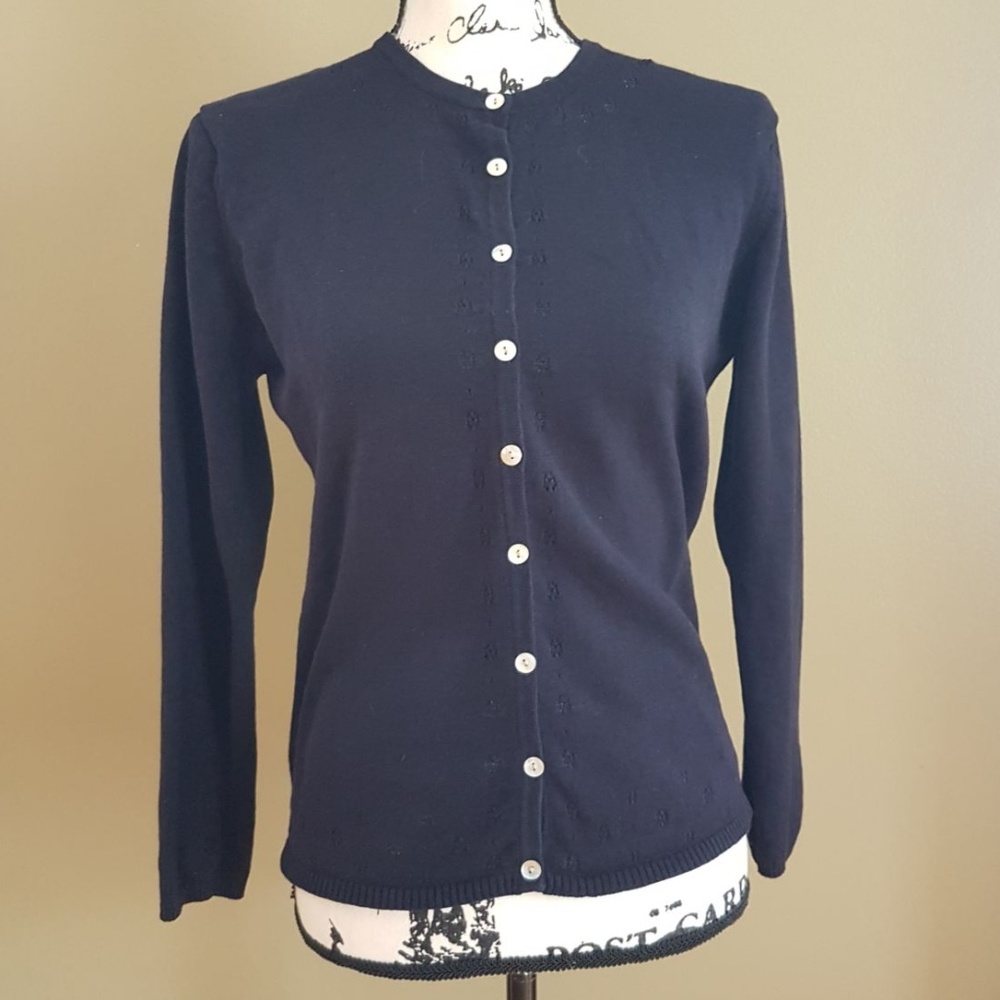 Tailor B.Moss Women's Dark Navy Cardigan size S